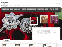 Tablet Screenshot of herteenandstockerjewelers.com